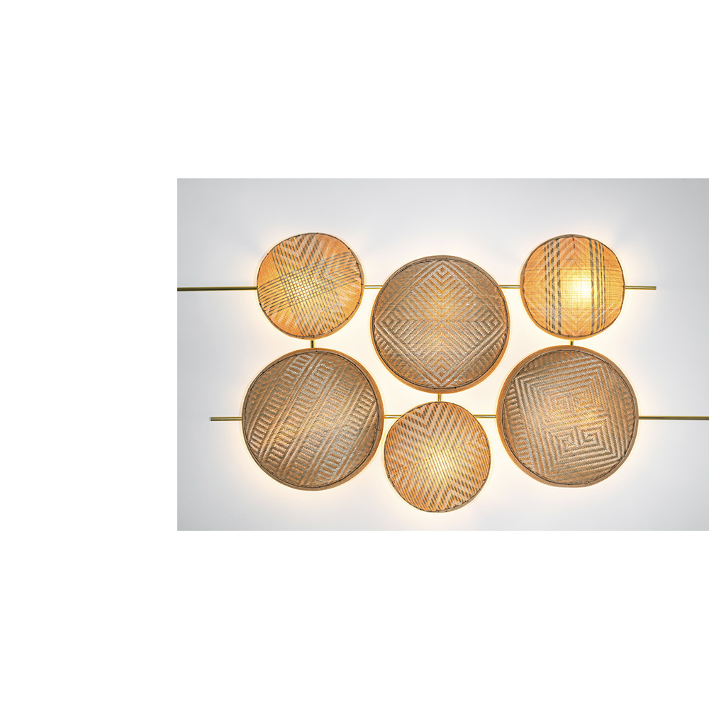 Weave Baniwa Wall Sconce / Ceiling Lamp